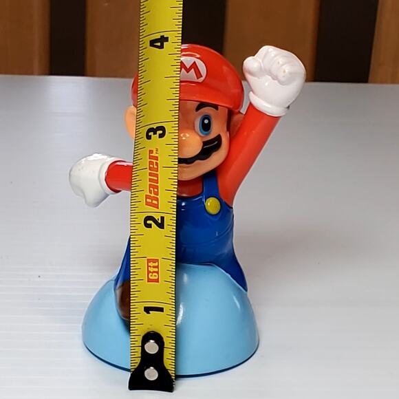 Nintendo Mario Super Mario Bros Figure Toys McDonalds 4" Untested - Picture 2 of 6